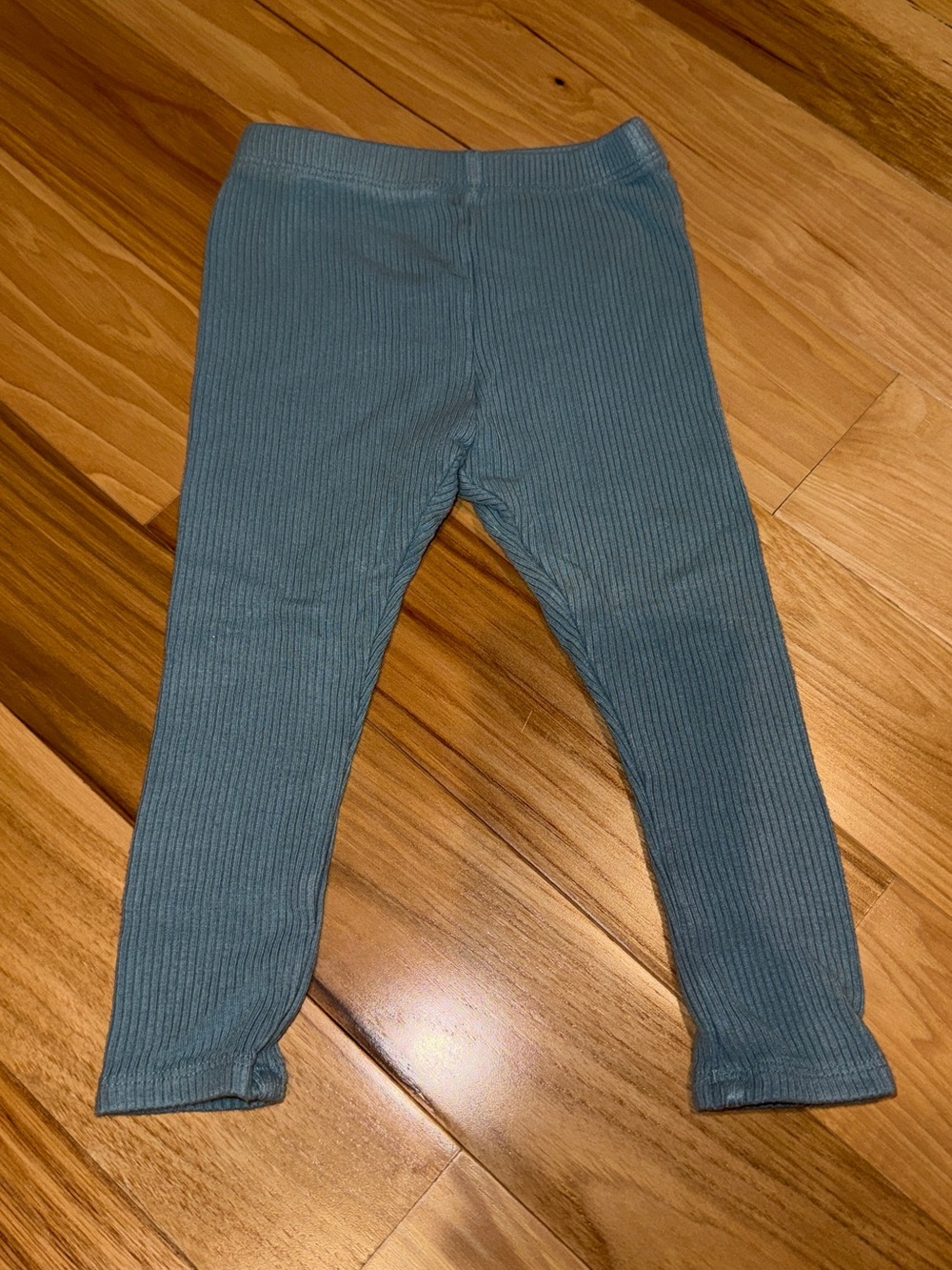 Kyte Baby Blue Ribbed Leggings